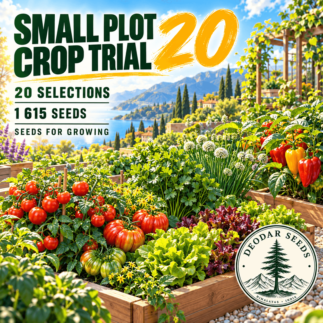 Small Plot Crop Trial 20 — 20 Seed Selections