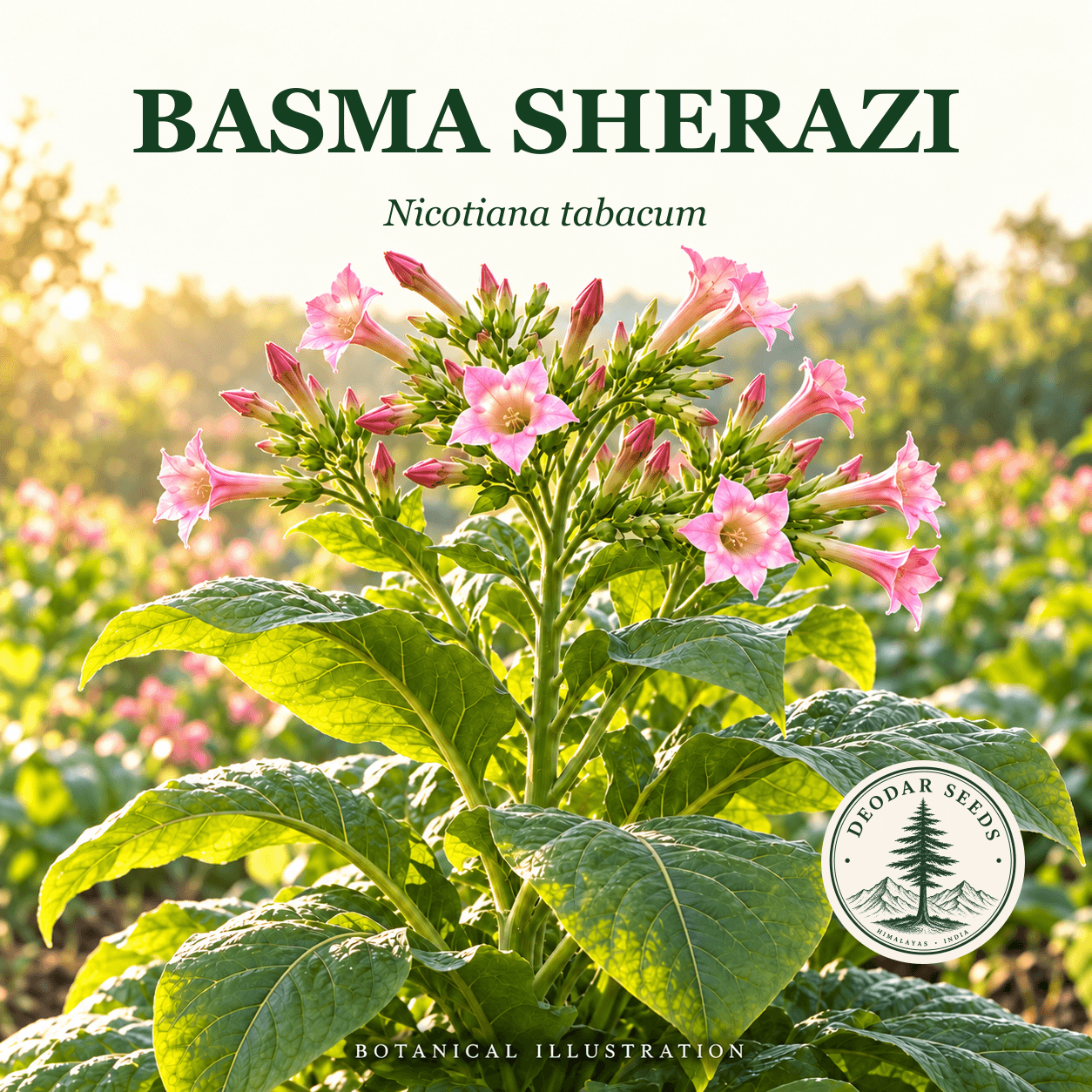 Illustrated cover: BASMA SHERAZI (Nicotiana tabacum)