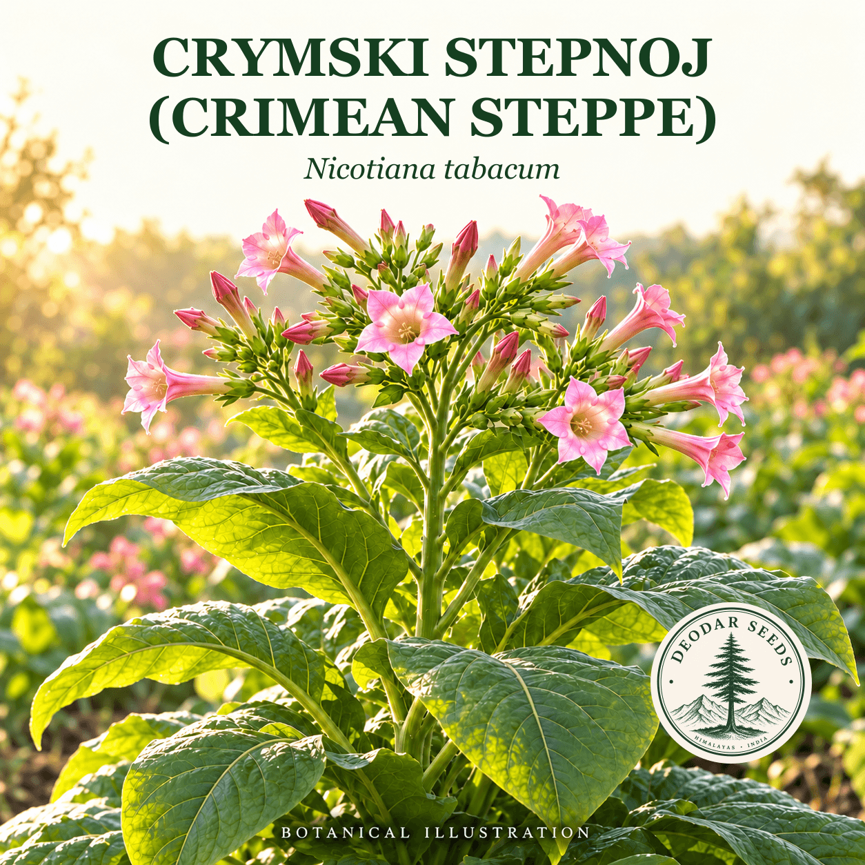 Illustrated cover: CRYMSKI STEPNOJ (CRIMEAN STEPPE) (Nicotiana tabacum)